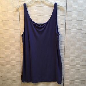 Eileen Fisher Deep Purple Tank Top